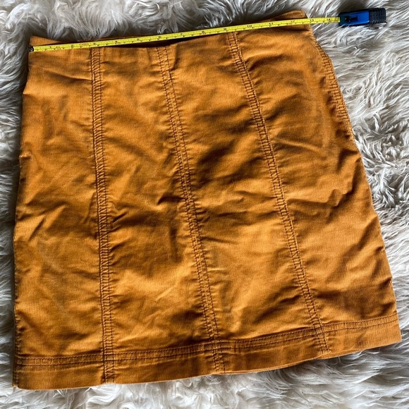 Free People Modern Femme Cord High-Waist Mini Skirt, Size 4 - Picture 3 of 7